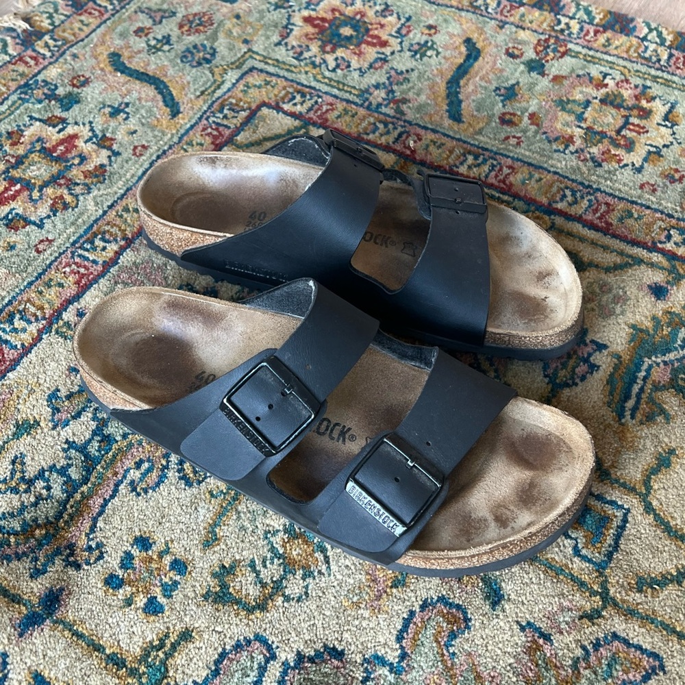 Birkenstock Arizona in black leather